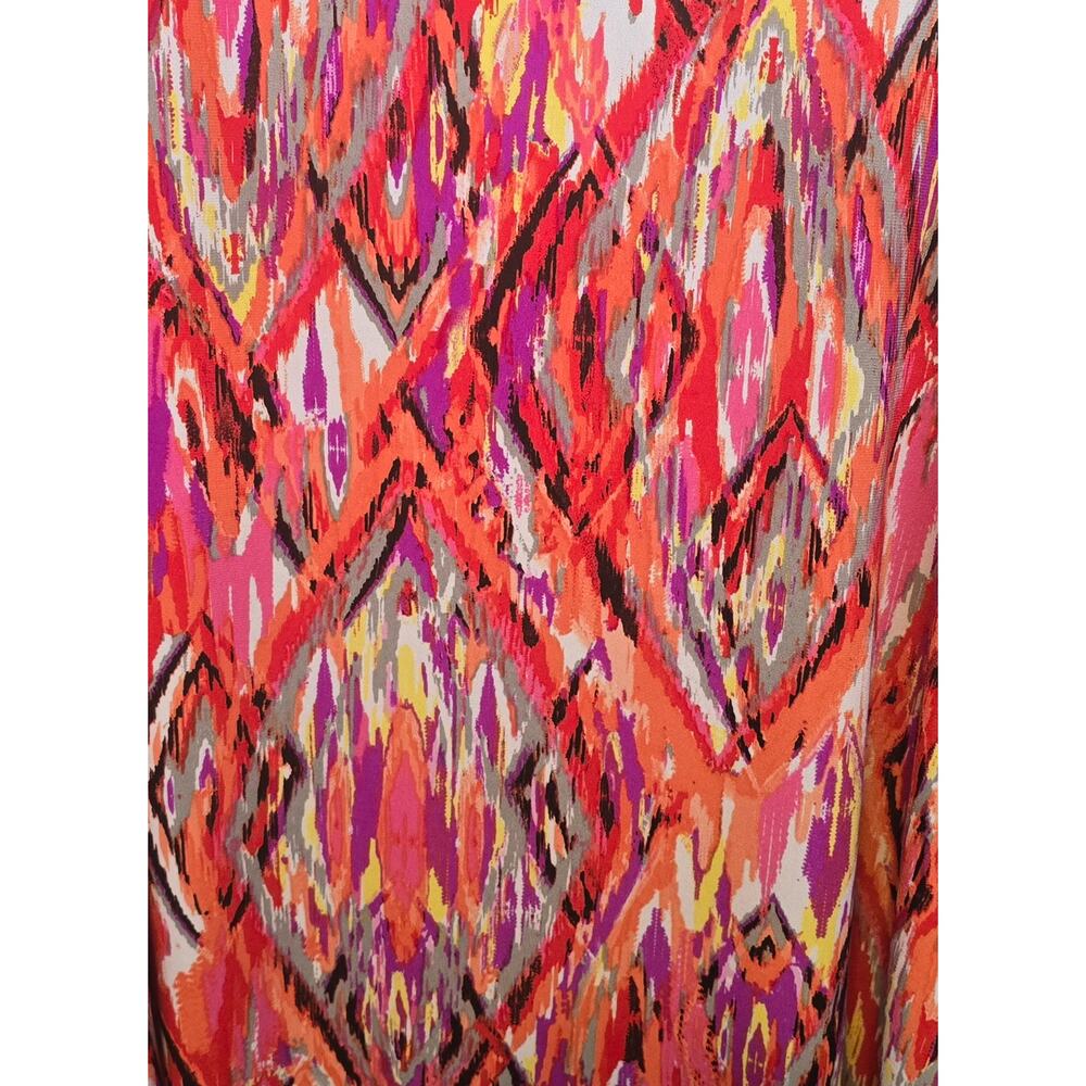 Susan Graver Top Womens Plus Size 1X Multicolor Liquid Knit Sleeveless Colorful - Picture 6 of 9